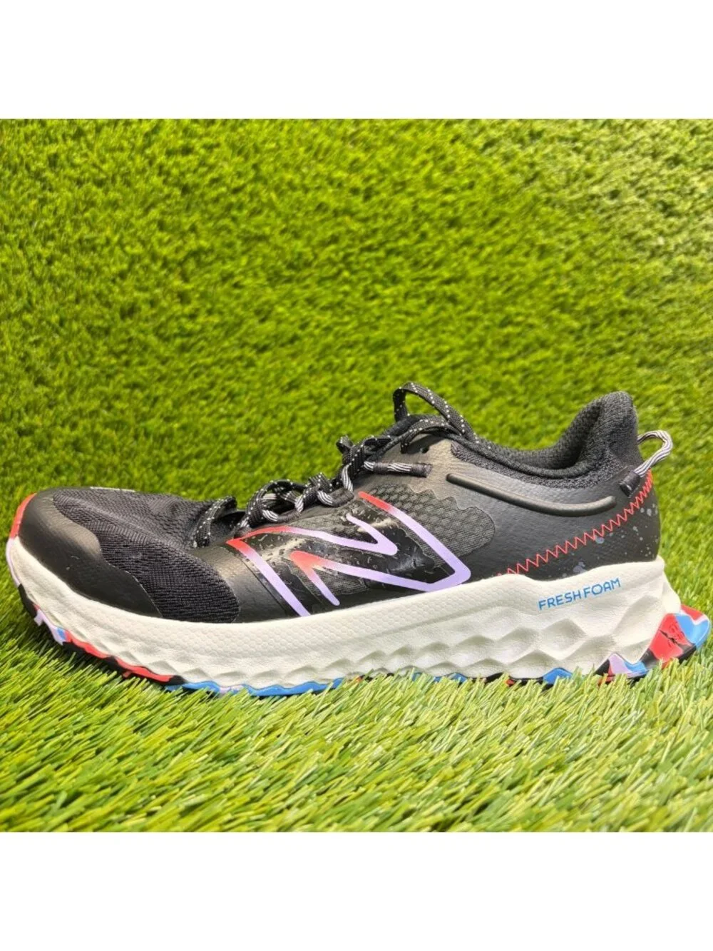 New Balance Fresh Foam Garoé Womens Size 10 Black Purple Running Shoes Sneakers